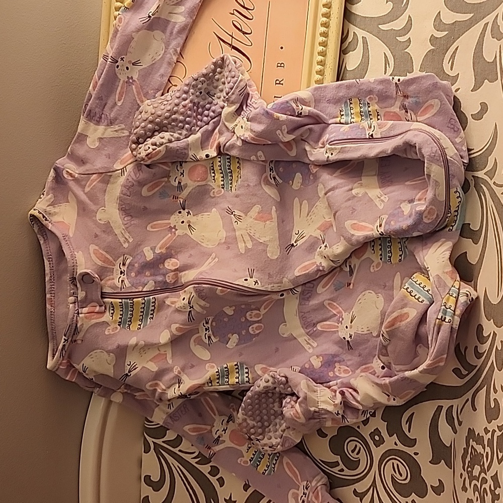 2T Easter Footed Pajamas